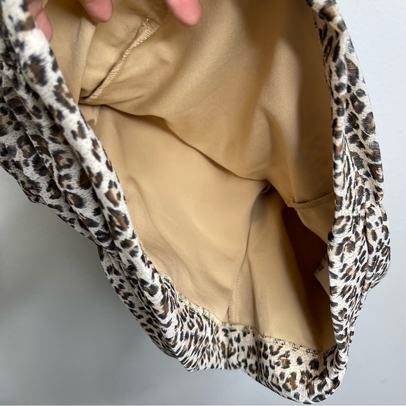 Endless Rose Leopard Print Lace Ruched Slip Mini Dress Size S Y2K - Picture 8 of 14